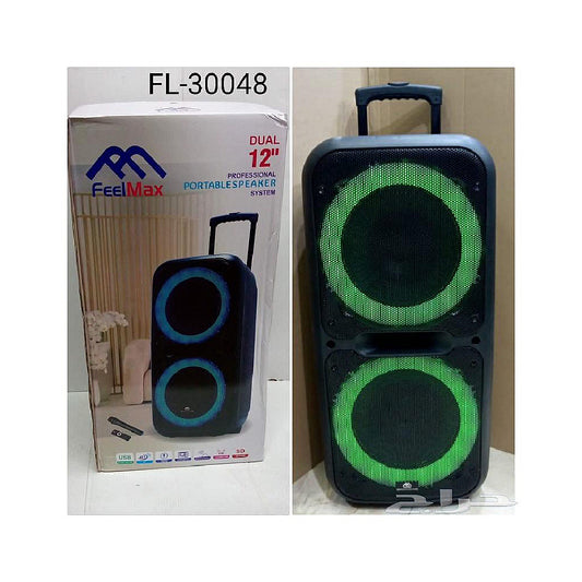 FeelMax Dual 12inch Portable Speaker (BUT/BGV/GUT)