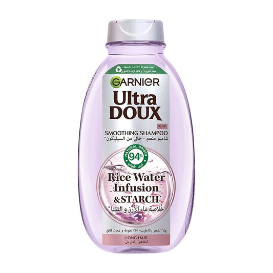Garnier Ultra Doux Smoothing Shampoo Rice Water Infusion & Starch 400ml | B.20040931 (ONM-OEE-OEM)