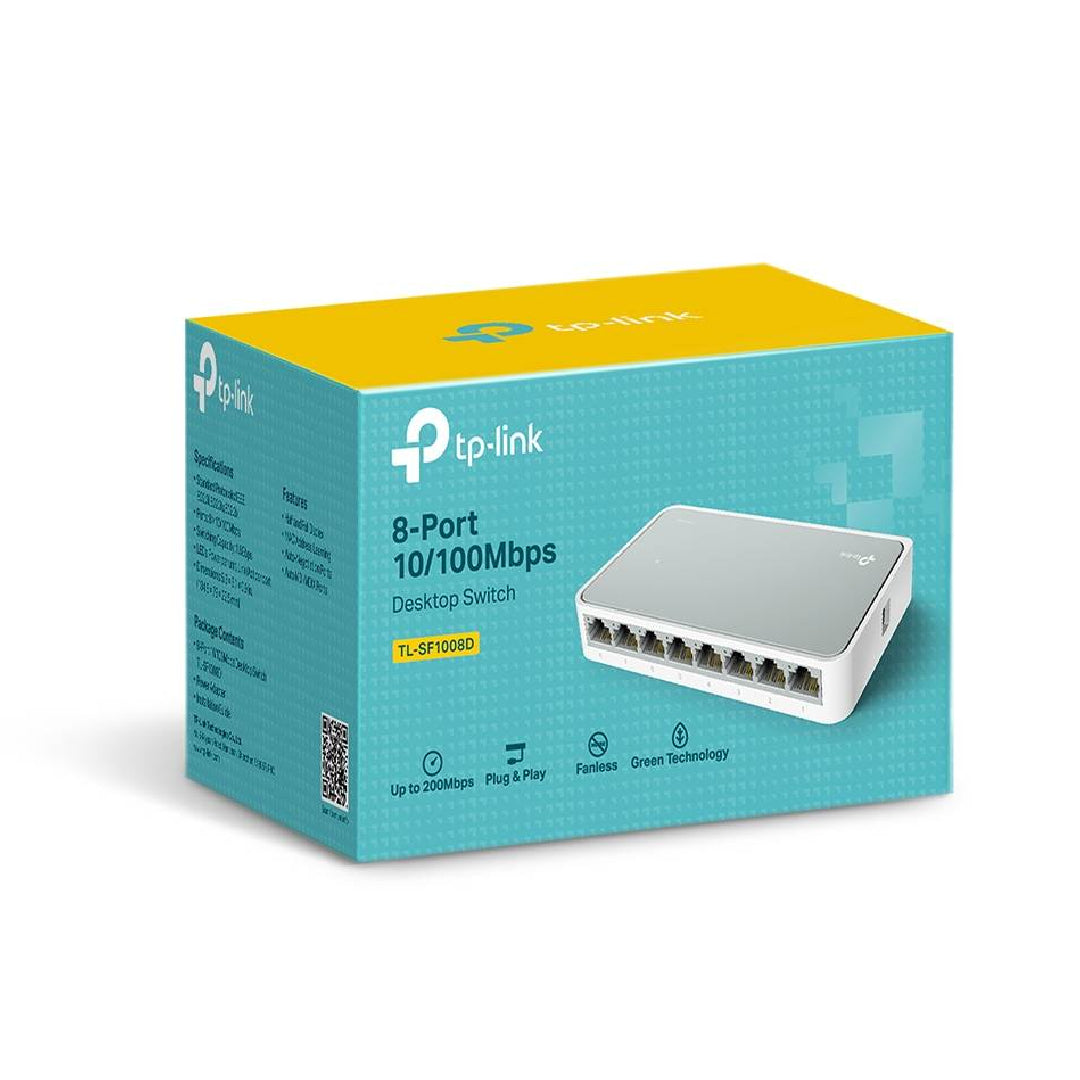 tp-link 8-port 10/100Mbps Desktop Switch (XD/FV/GF)