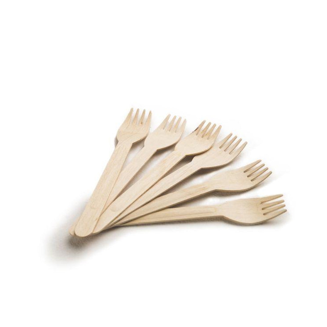 Disposable Wooden Fork- 160mm (Fork) 33PCS | B.99948610 (OEN/OEM/OCE-TX)