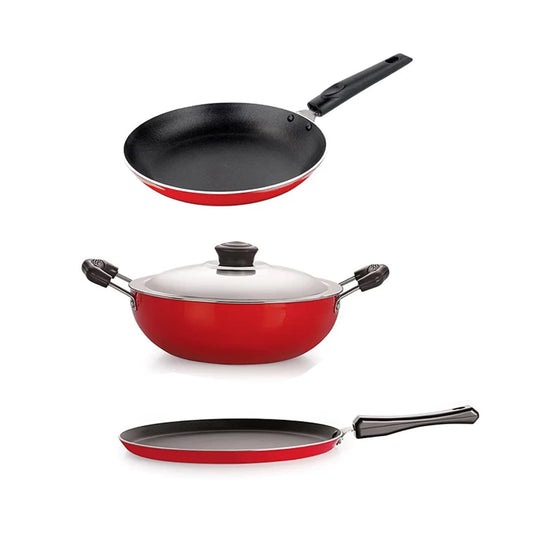 British Chef Nonstick 4 PCS Set Jumbo BC 166 | B.6287023185837 (AA-AM-RS)
