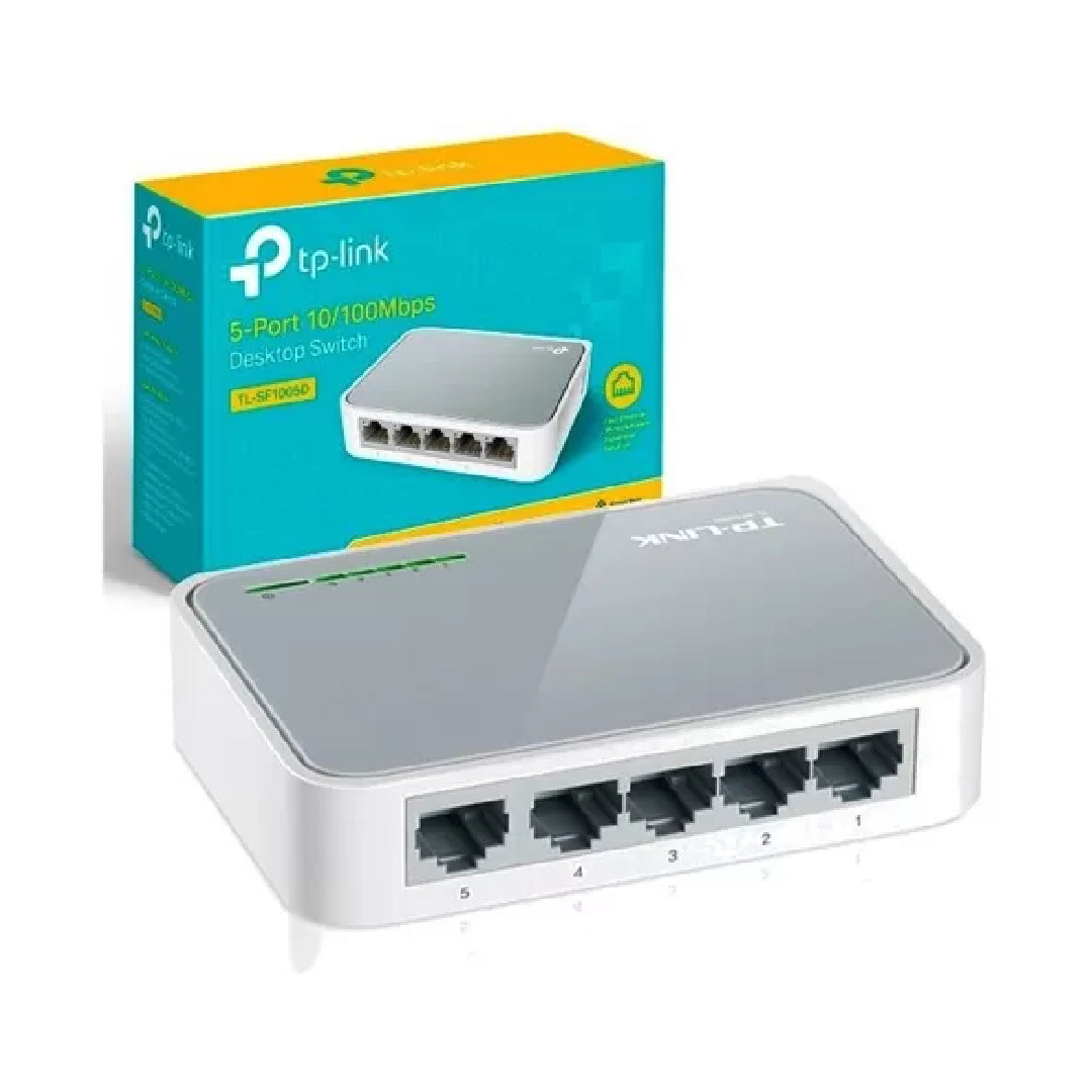 tp-link 5-port 10/100mbps desktop switch tl-sf1005d (XU/XB/FT)