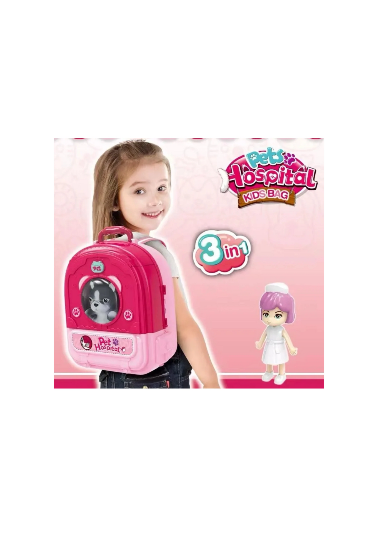 PETS HOSPITAL KIDS BAG 7067 008-997-2 CM-HE-HM-TX 4005-6