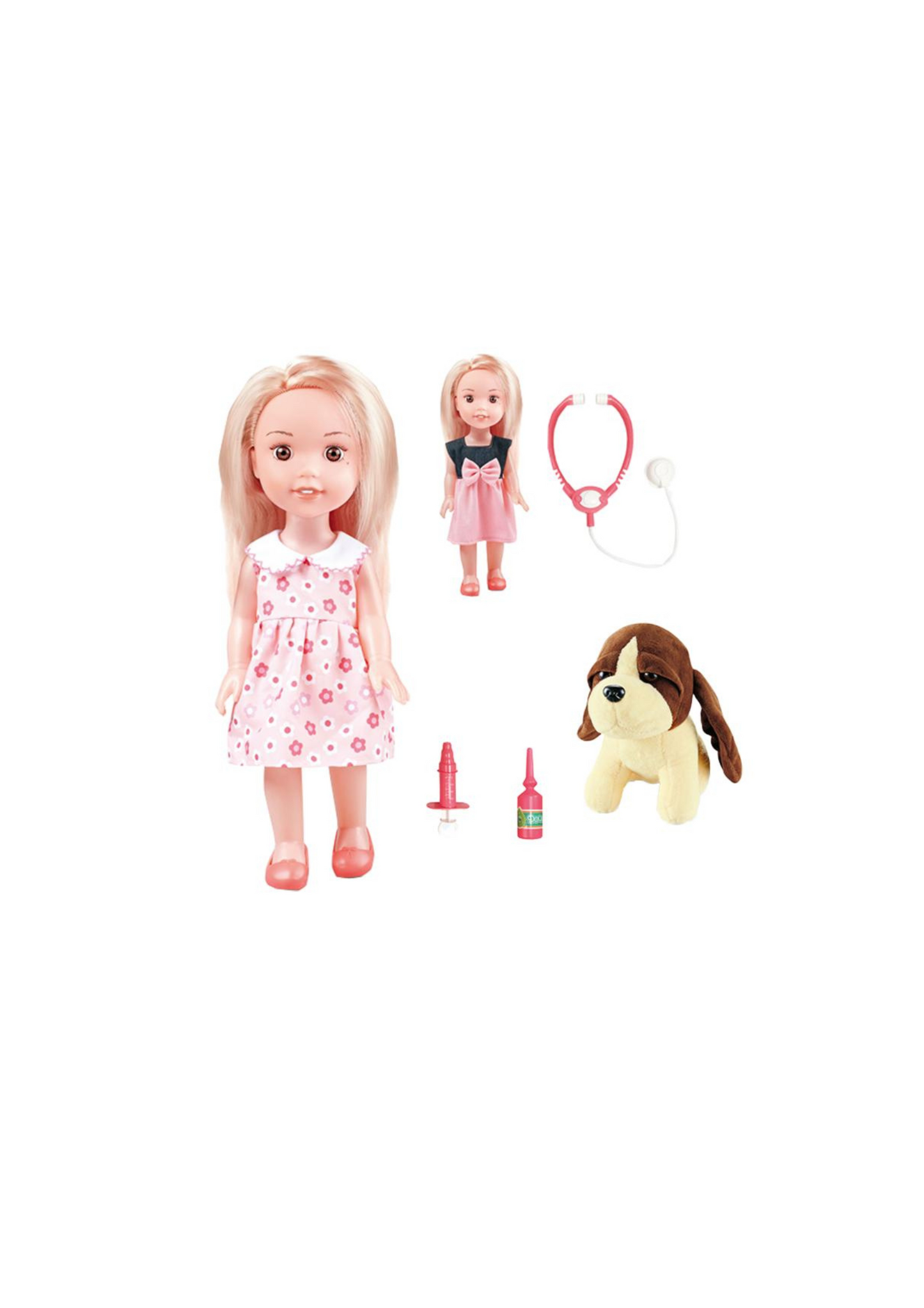 BABY DOLL WITH DOG  BOX 4762 CS-CN-CH-TX 4147-3