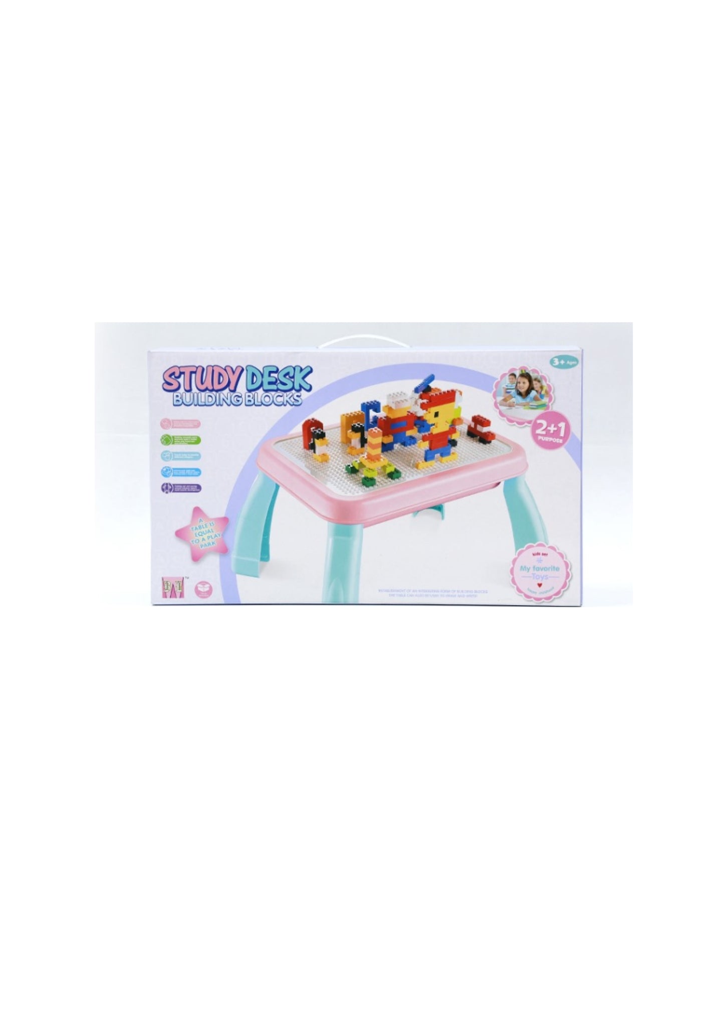 Study Desk Building Blocks Toy