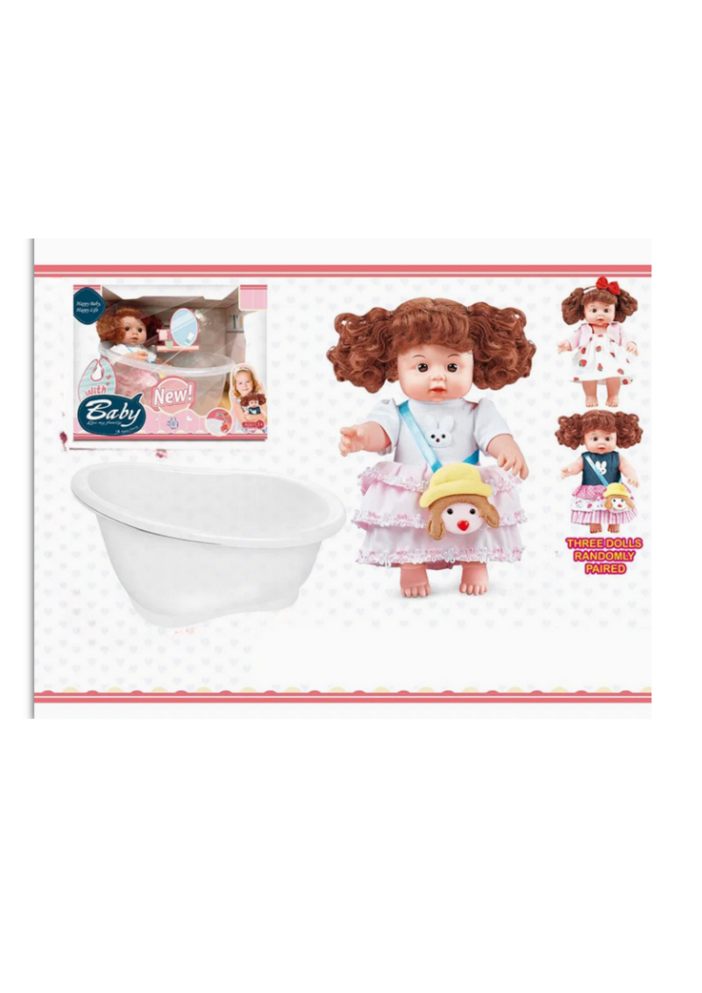 BABY DOLL BATH TUB 9849 CS-CH-CM-TX 4147-5