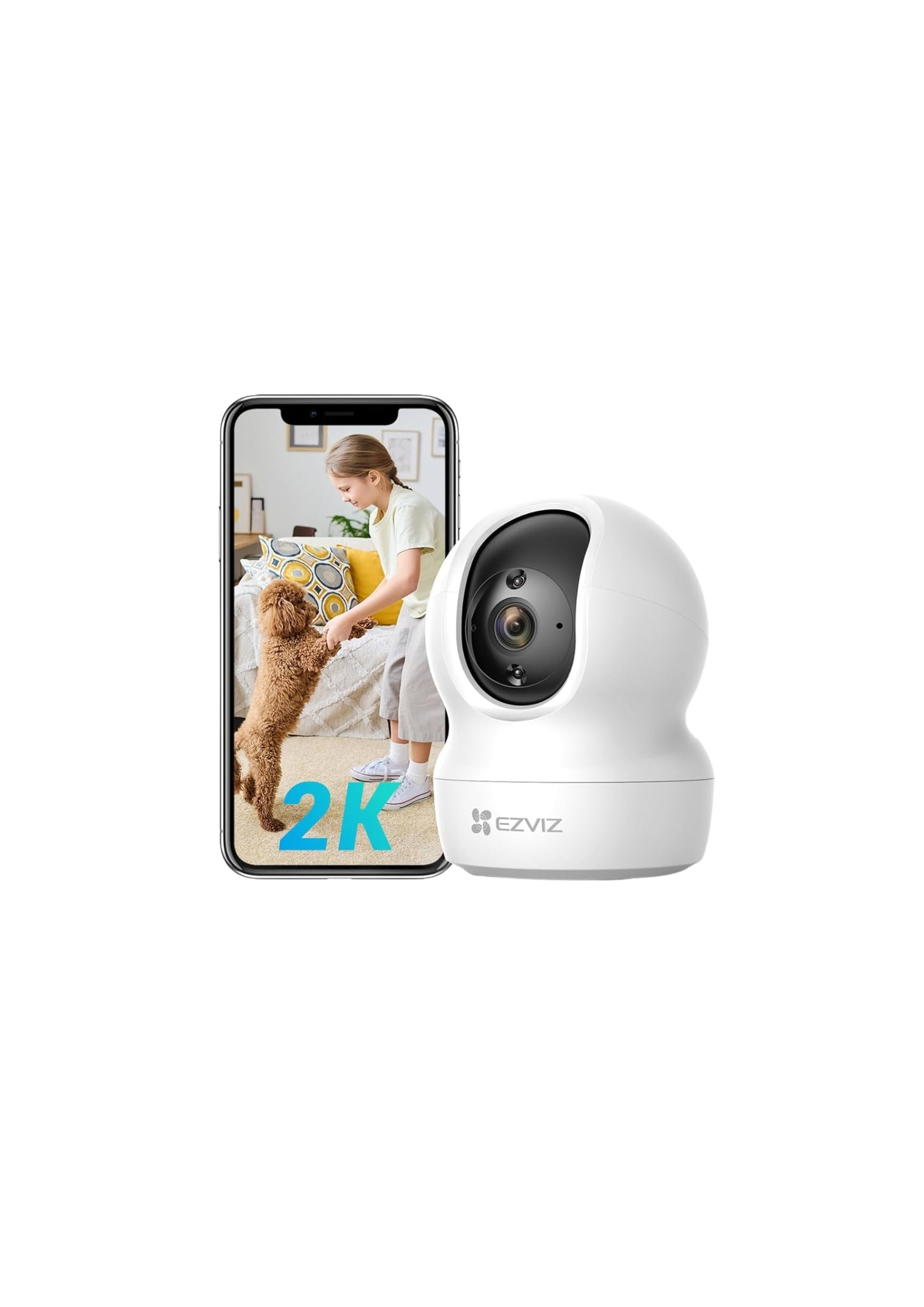 EZVIZ-CP1 3Mp IP Camera Super HD Wireless Indoor Smart Home WiFi 360° PT Monitor