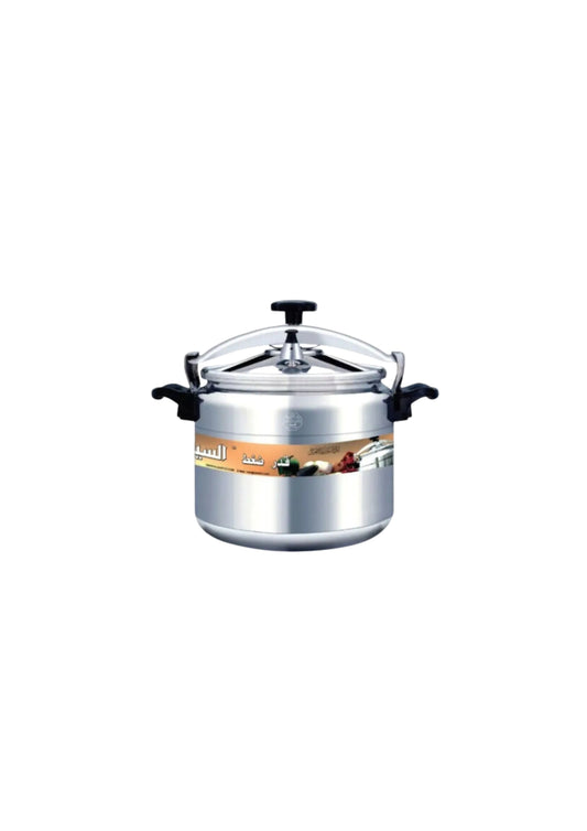 ALSAIF-Aluminium Pressure Cooker,10L,Silver