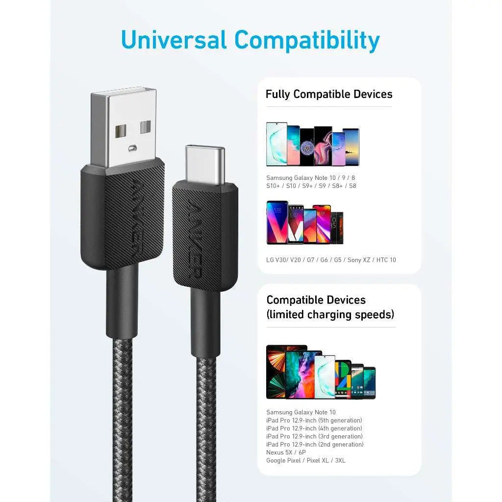 ANKER CABLE USB A TO C 322 A81H5